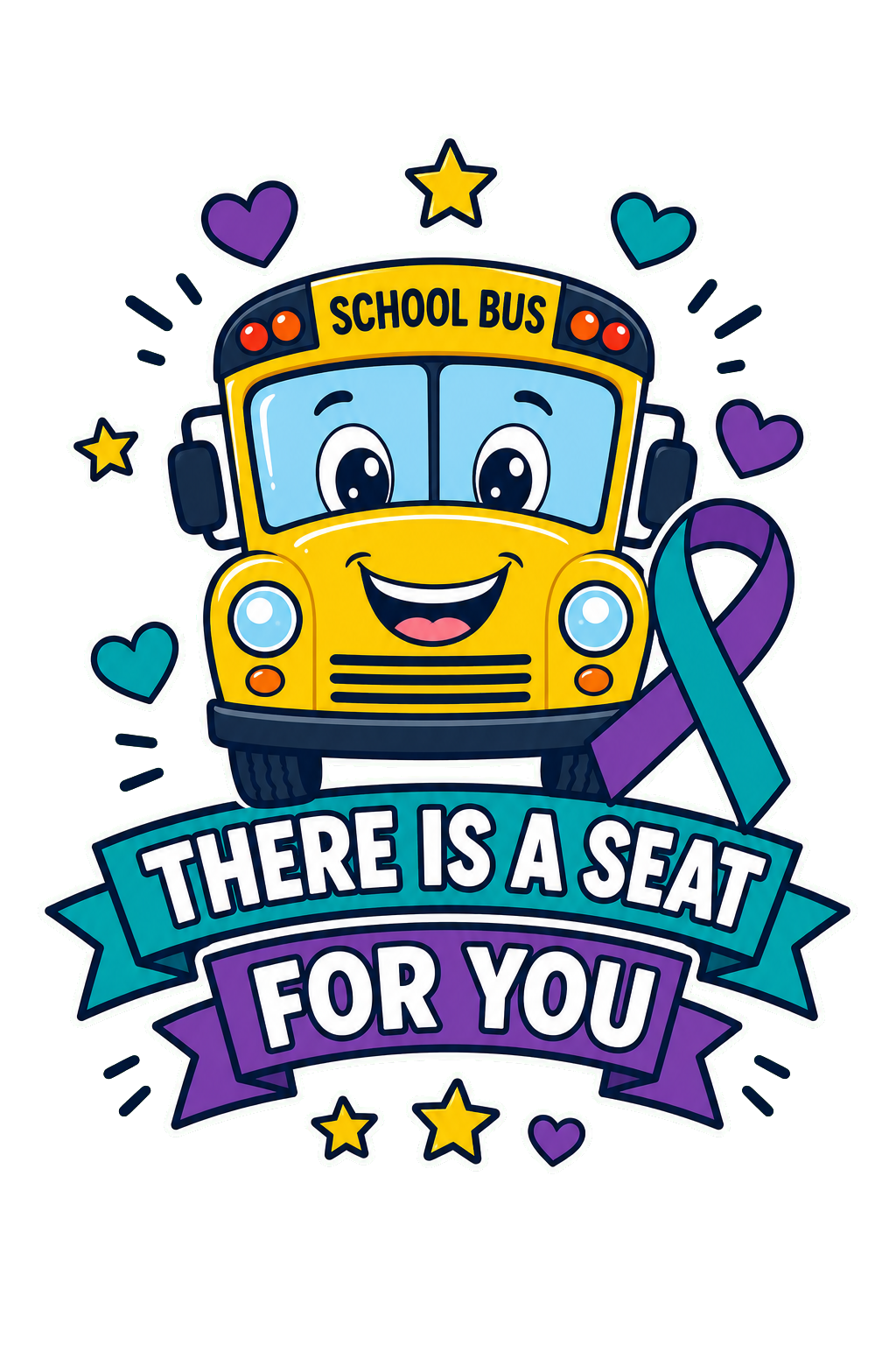 Your story matters teal and purple suicide prevention awareness shirt design