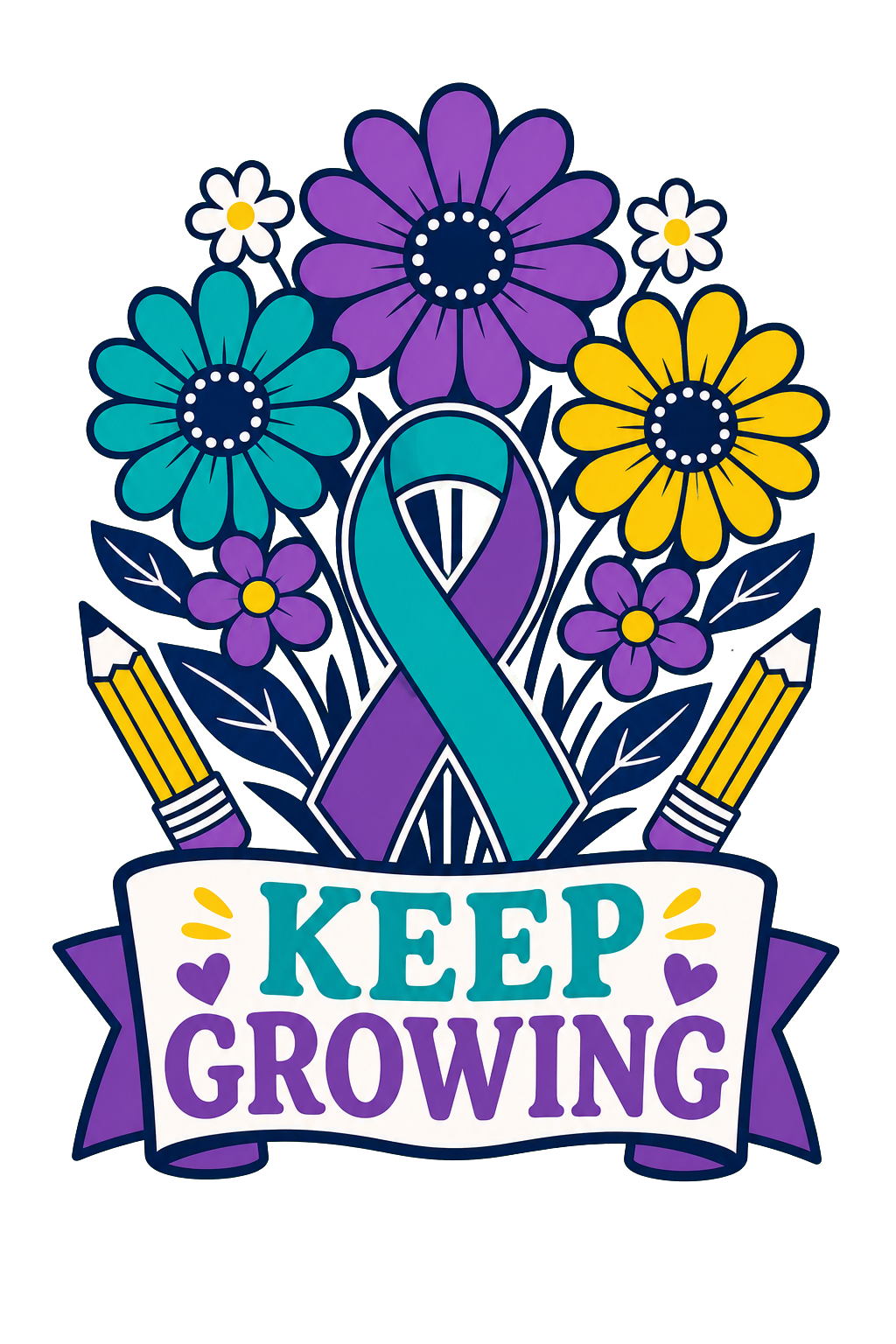 Tomorrow needs you suicide prevention awareness shirt design for teachers and school staff