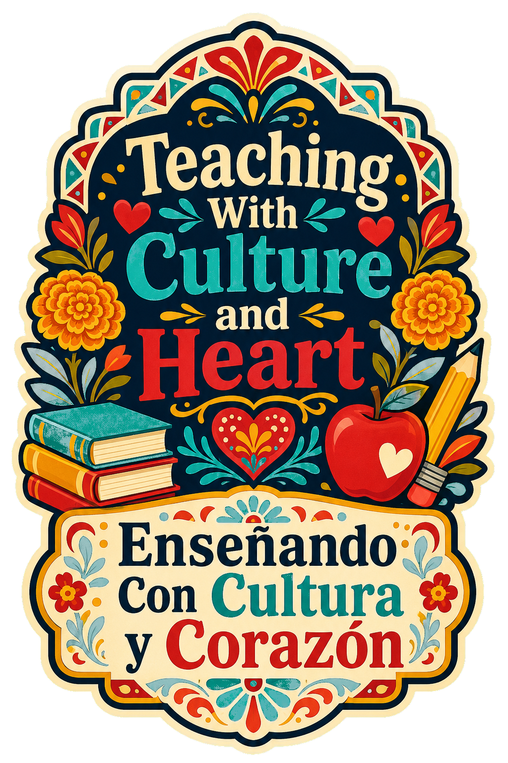 Learn Dream Achieve and Aprende Sueña Logra bilingual Hispanic Heritage Month teacher shirt