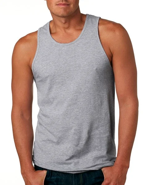 Custom Next Level 3633 Men's Premium Jersey Tank Tops - Image 3