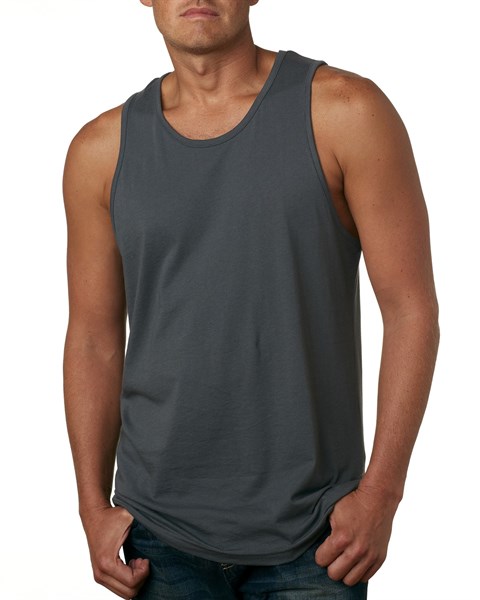 Custom Next Level 3633 Men's Premium Jersey Tank Tops - Image 4