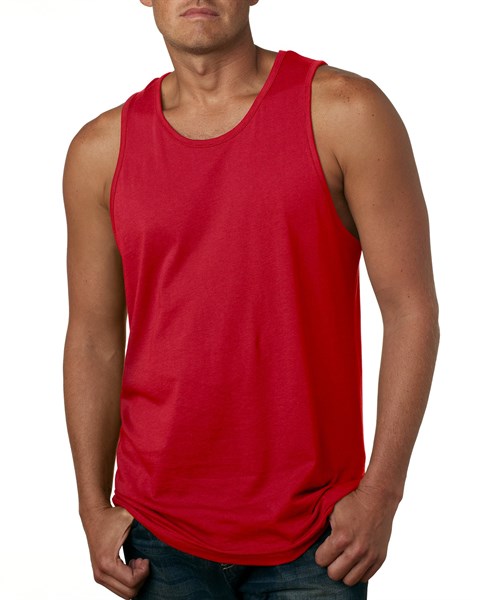 Custom Next Level 3633 Men's Premium Jersey Tank Tops - Image 5