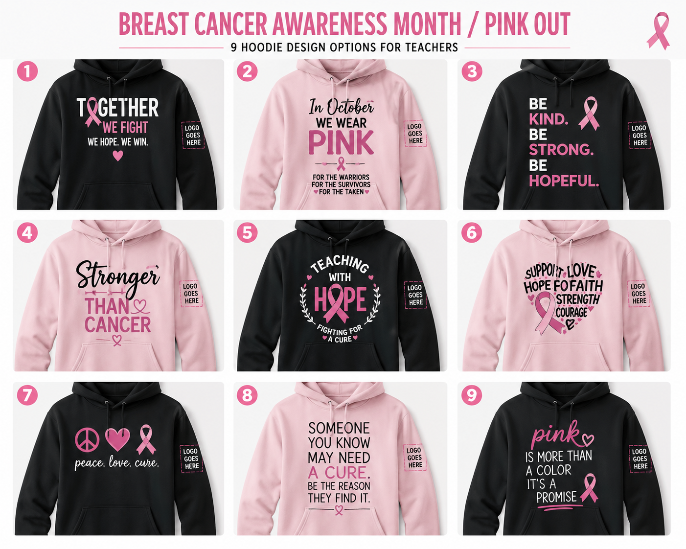 Cancer Awareness teaching in pink - pink out - Image 2