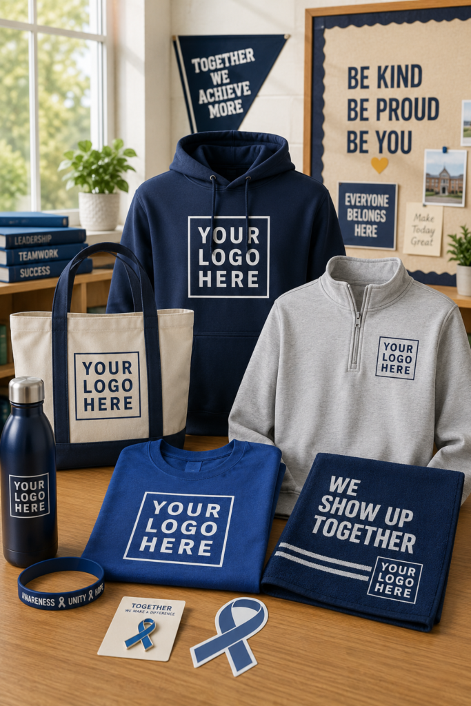 School Promo Shirts Custom Branded Apparel awareness