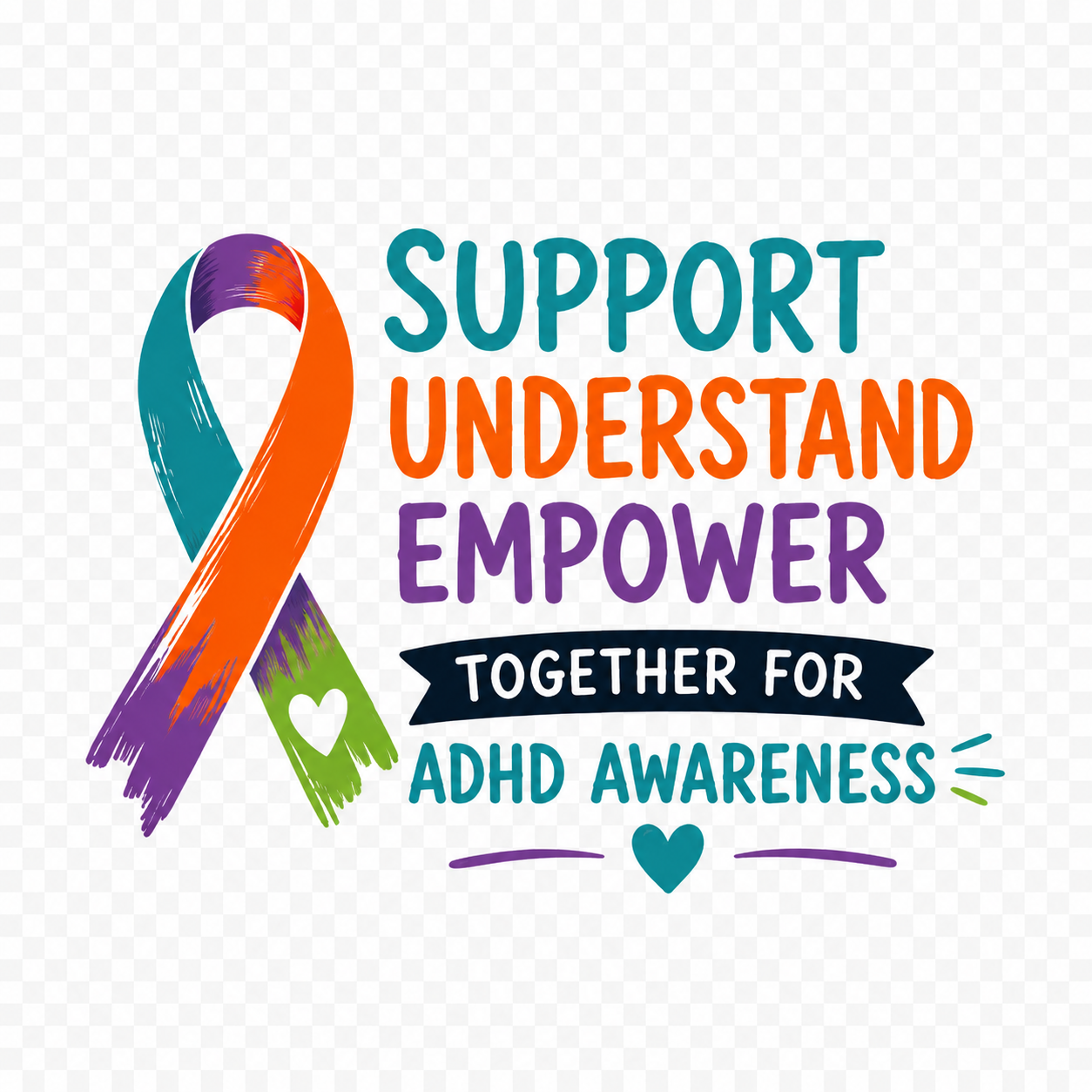 ADHD Awareness Month shirt for teachers and school staff