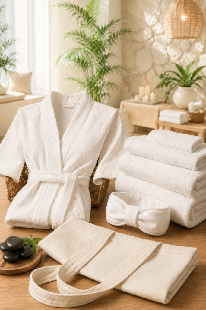 Salon spa Custom Branded Apparel