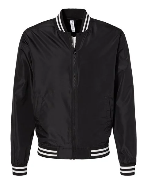 Custom Logo Independent Trading Co. EXP52BMR Lightweight Bomber Jacket