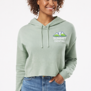 Independent Trading Co. Women’s Lightweight Cropped Hoodie Sweatshirt for sports teams