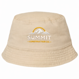 Custom Embroidered Atlantis POWELL Sustainable Bucket Hat