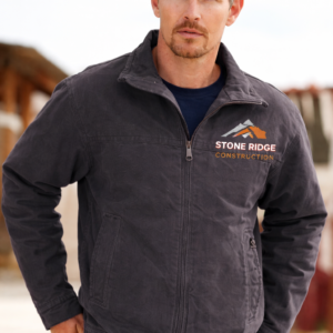 Custom Logo DRI DUCK 5028 Maverick Boulder Cloth Jacket