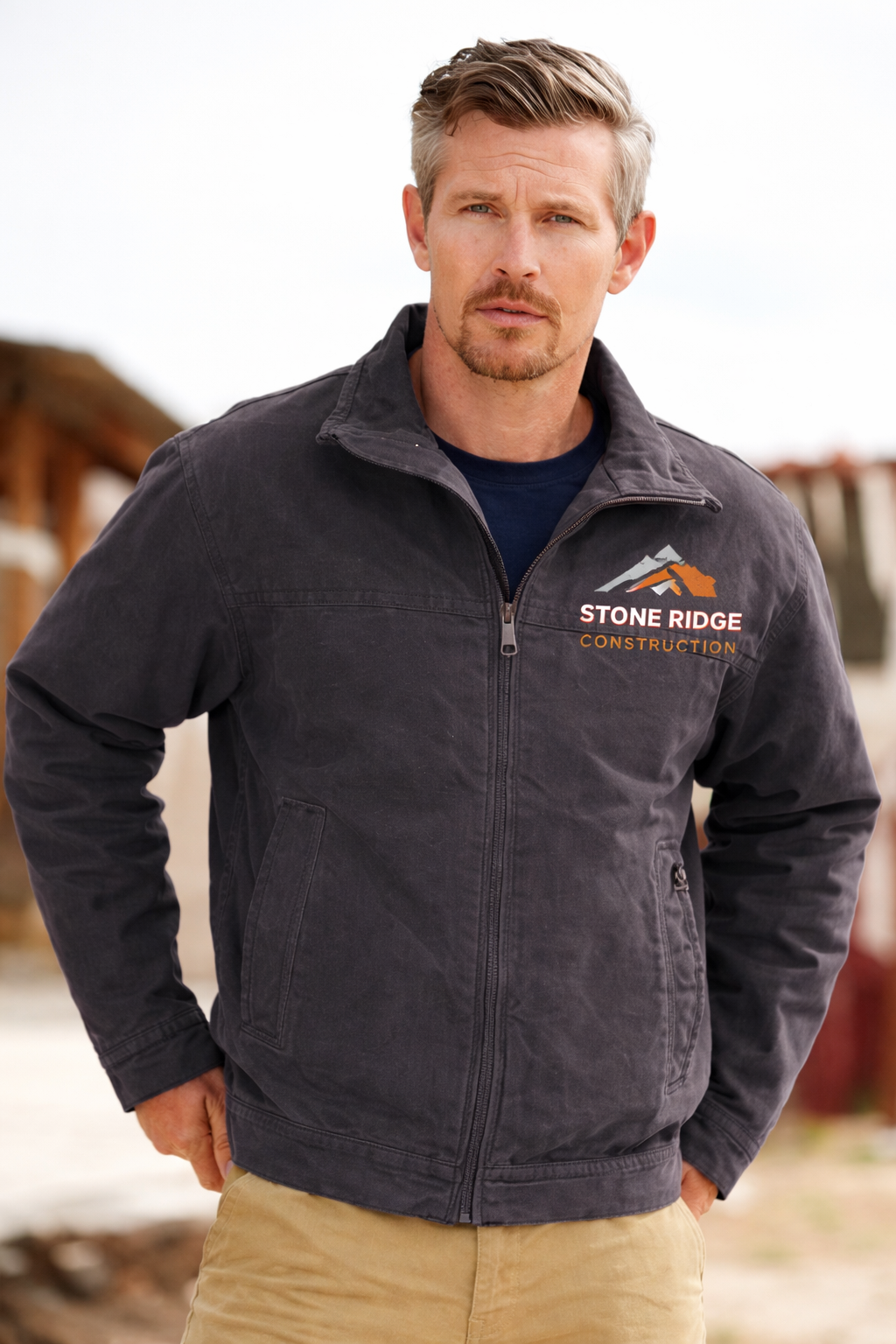 Custom Logo DRI DUCK 5028 Maverick Boulder Cloth Jacket
