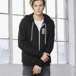 Custom Bella Canvas 3739 Zip-Up Hoodies – Unisex Sponge Fleece Full-Zip Custom Bar and Pub Apparel