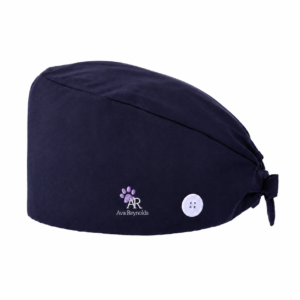 Custom Embroidered SATINIOR Bouffant Scrub Cap Set