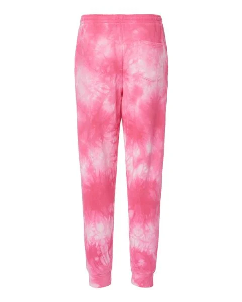 Custom printed tie dye sweatpants streetwear style