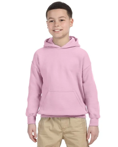 Custom Logo Gildan 18500B Youth Heavy Blend Hooded Sweatshirt Kids