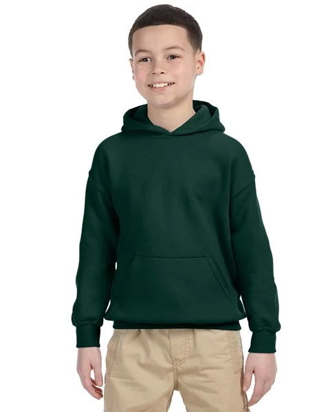 Custom Logo Gildan 18500B Youth Heavy Blend Hooded Sweatshirt Kids