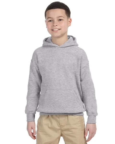 Custom Logo Gildan 18500B Youth Heavy Blend Hooded Sweatshirt Kids