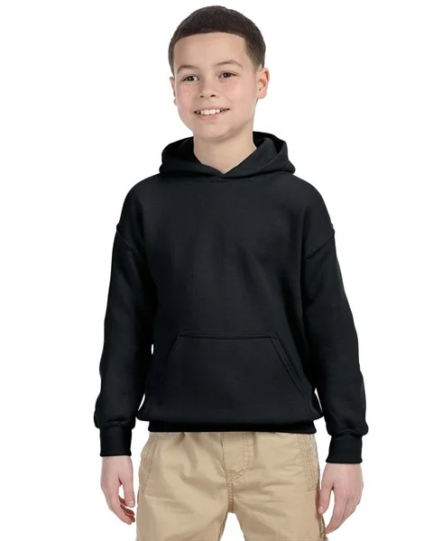 Custom Logo Gildan 18500B Youth Heavy Blend Hooded Sweatshirt Kids