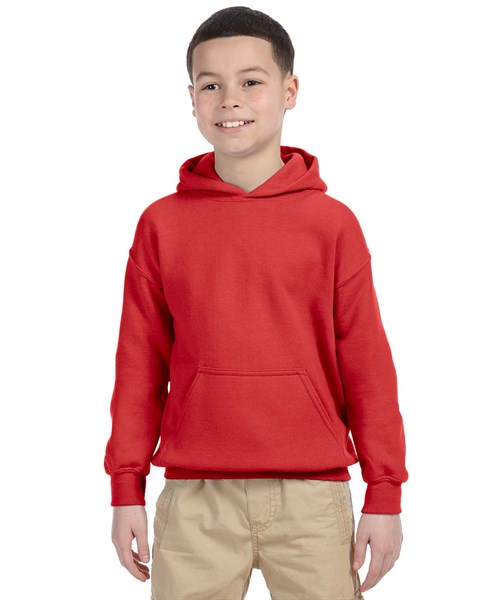 Custom Logo Gildan 18500B Youth Heavy Blend Hooded Sweatshirt Kids