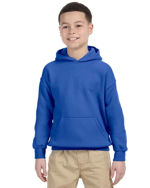Custom Logo Gildan 18500B Youth Heavy Blend Hooded Sweatshirt Kids
