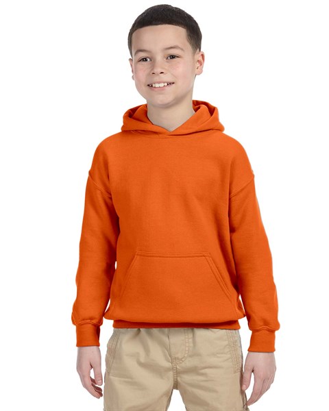 Custom Logo Gildan 18500B Youth Heavy Blend Hooded Sweatshirt Kids