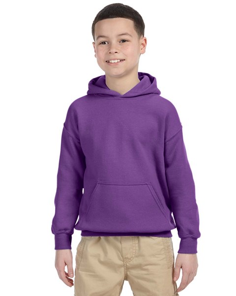 Custom Logo Gildan 18500B Youth Heavy Blend Hooded Sweatshirt Kids