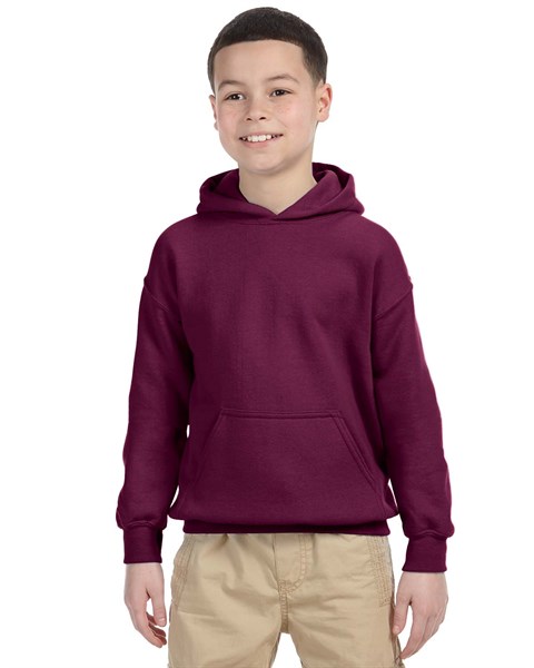 Custom Logo Gildan 18500B Youth Heavy Blend Hooded Sweatshirt Kids