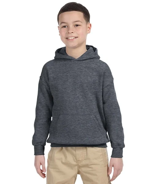 Custom Logo Gildan 18500B Youth Heavy Blend Hooded Sweatshirt Kids