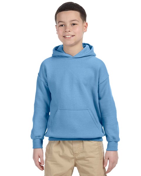 Custom Logo Gildan 18500B Youth Heavy Blend Hooded Sweatshirt Kids