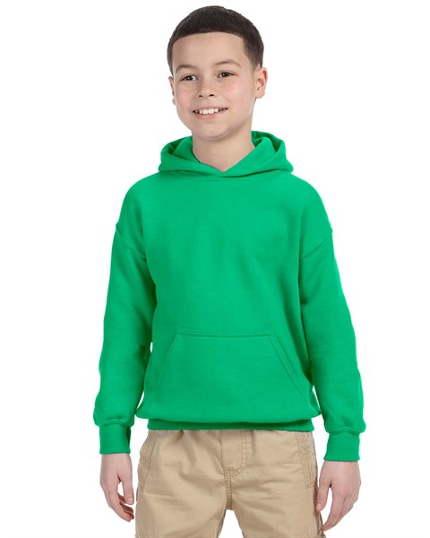 Custom Logo Gildan 18500B Youth Heavy Blend Hooded Sweatshirt Kids