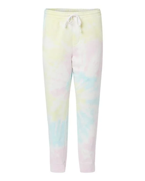 Tie dye sweatpants branded custom apparel